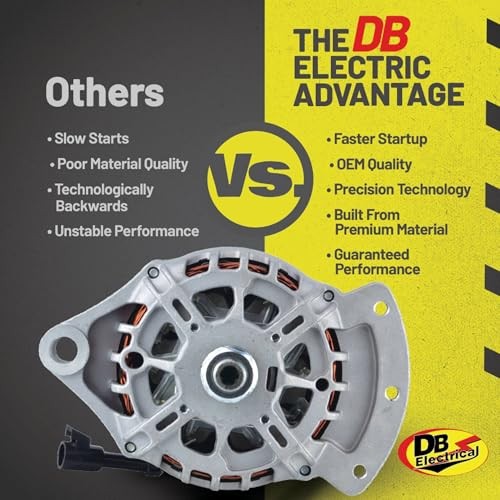 DB Electrical 400-40143 Alternator Compatible with/Replacement One Size, Gray
