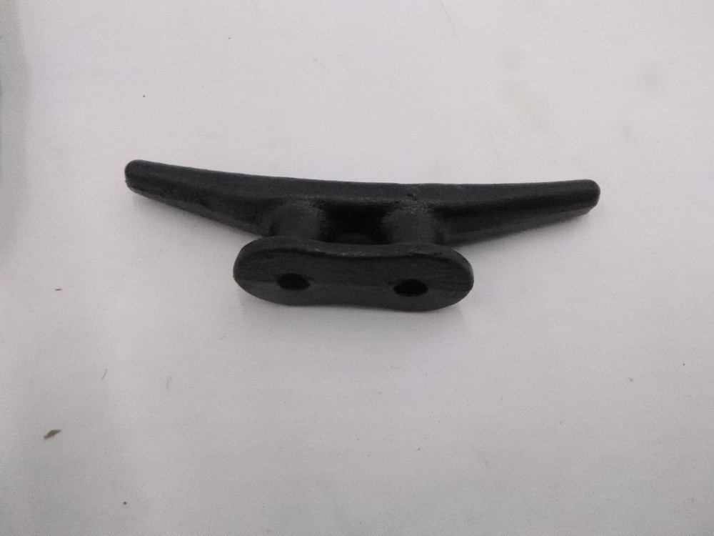 12 Pack 4" Boat Cleats w/Hardware Black