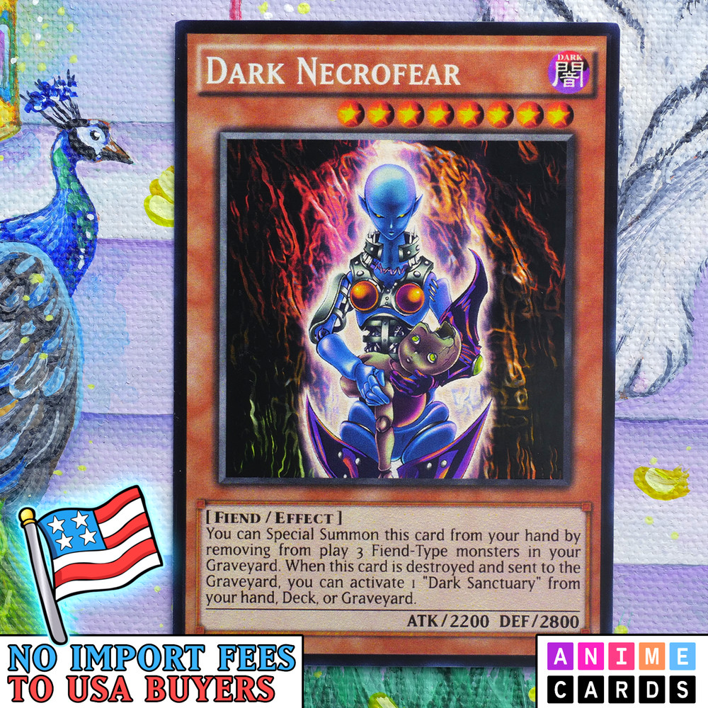 Dark Necrofear ANIME EFFECT HOLO card
