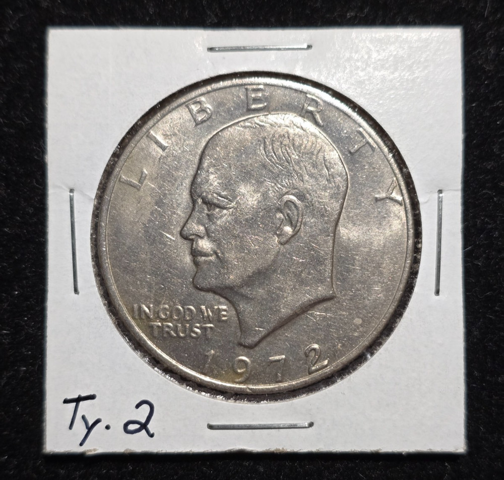 1972 Type 2 Eisenhower Dollar