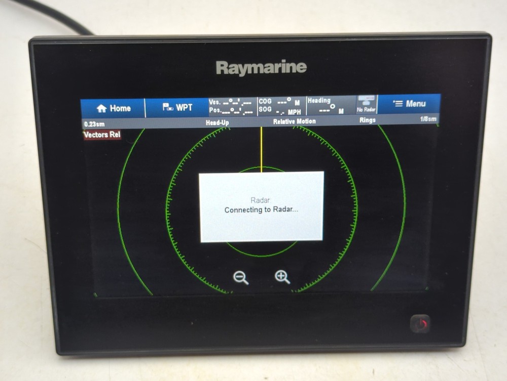Raymarine gS95 E70124 gS-Series 9" Glass Bridge Touchscreen Chartplotter Display