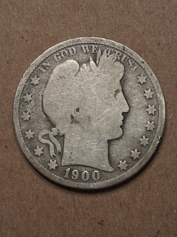 1900 O BARBER HALF DOLLAR