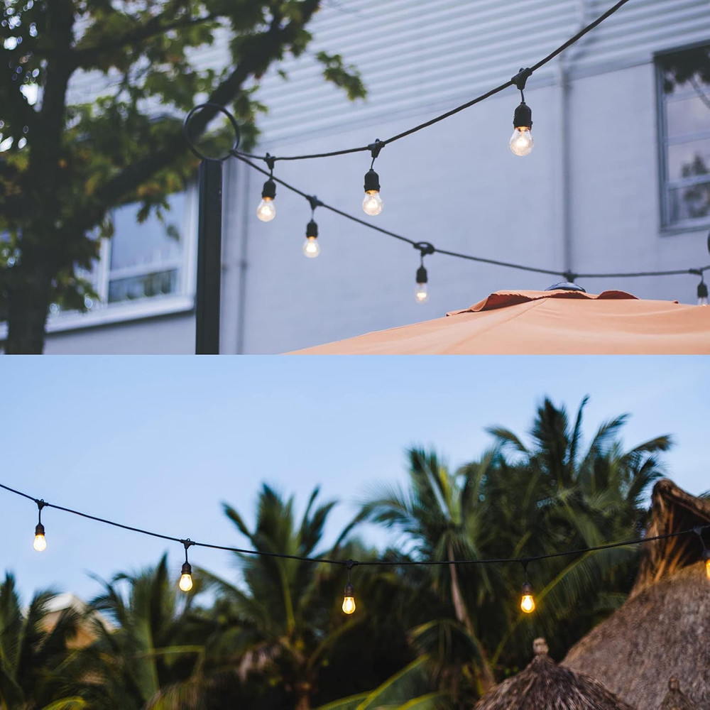 S14 Replacement Light Bulbs for String Lights, 11 Watt E26 Medium Standard Base,