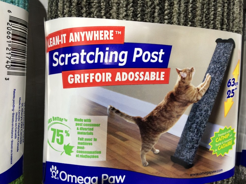 4 OMEGA PAW LEAN IT ANYWHERE SCRATCHING POST EACH