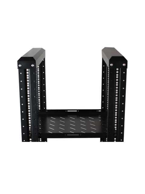 15U 4 Post Open Frame 19'' Server/Audio Network Data Steel Rack Deep from 17"