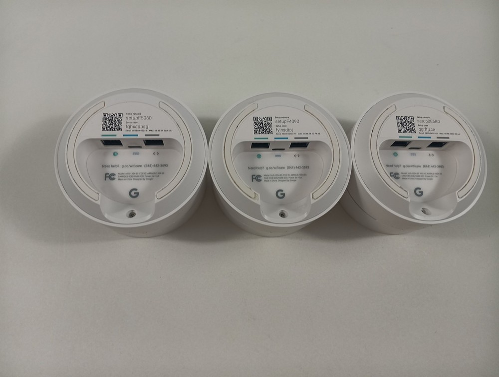 Google WiFi System Router For Whole Home Coverage AC 1304 (3 PACK) Mesh WORKS
