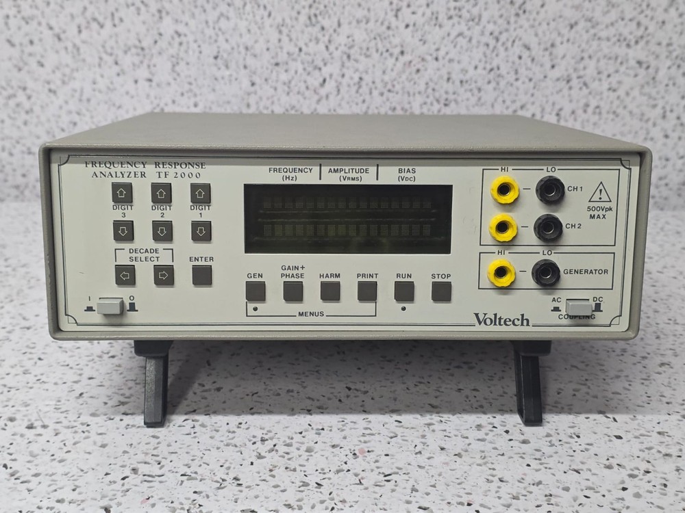 Voltech TF 2000 - Frequency Response Analyzer TF 2000
