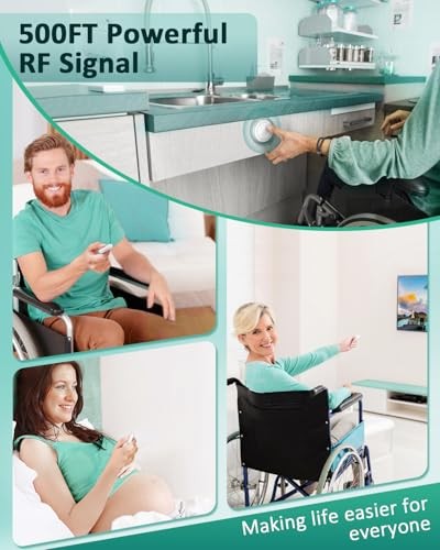 Garbage Disposal Wireless Switch Kit, Remote Control Outlet, No Drilling On