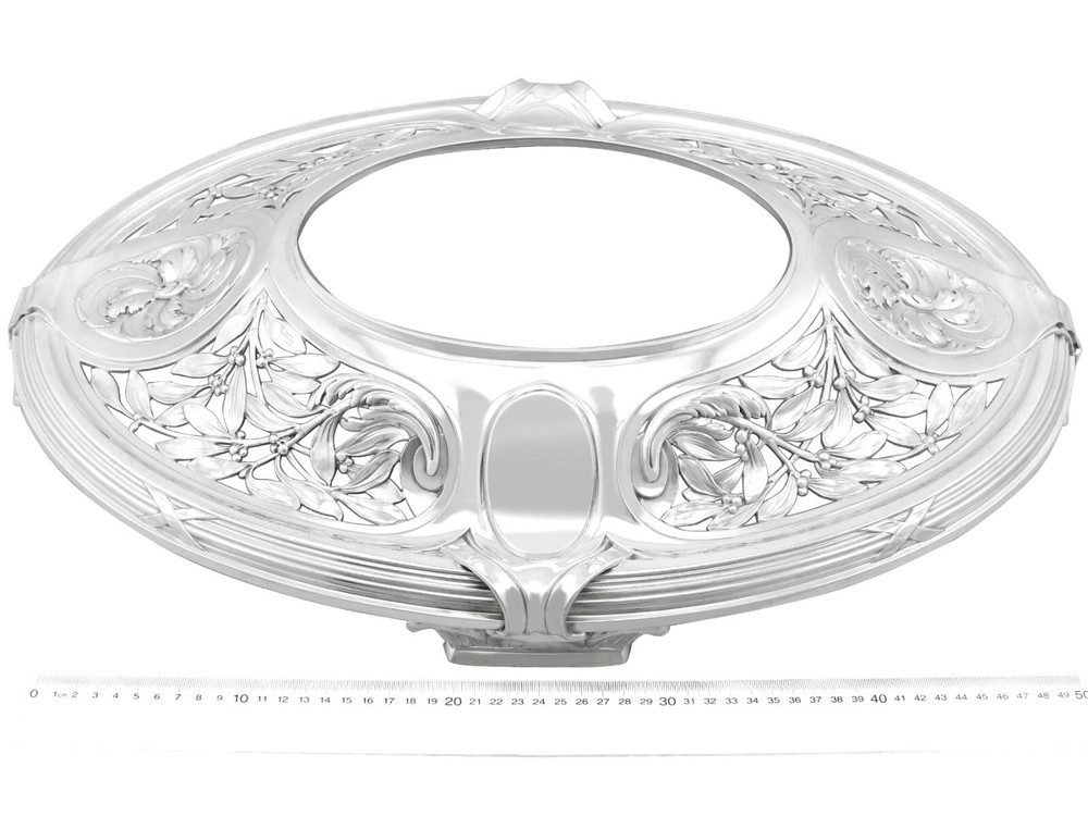 Antique Art Nouveau German Silver Centrepiece