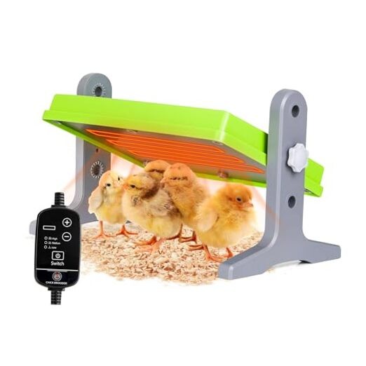 Fuzzy Bird Chick Brooder (12''*8'') Brooder Heater for Chicks Ducks and Birds
