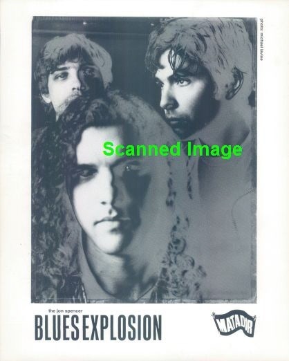 Press Photo: JON SPENCER BLUES EXPLOSION 8x10 B&W