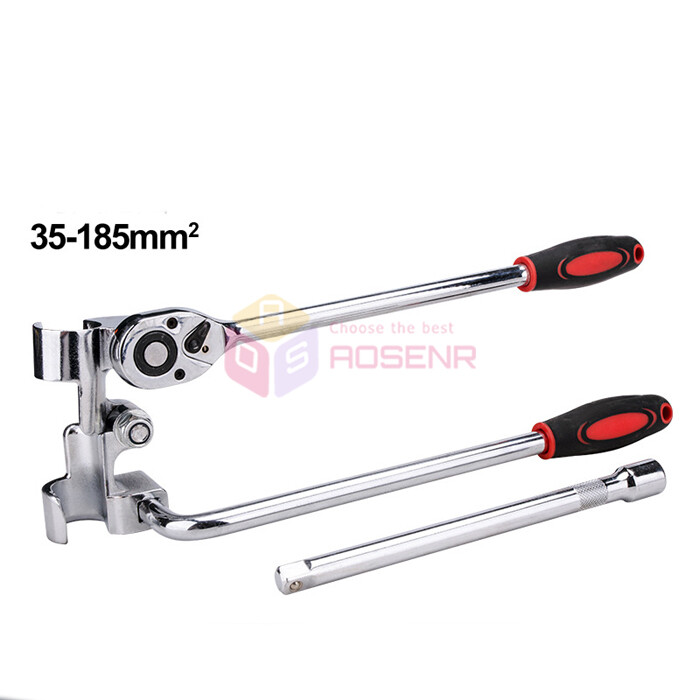 CCD Manual 10KV Cable Bender 35-185 Square Cable Bending Tool RatchetWrench.