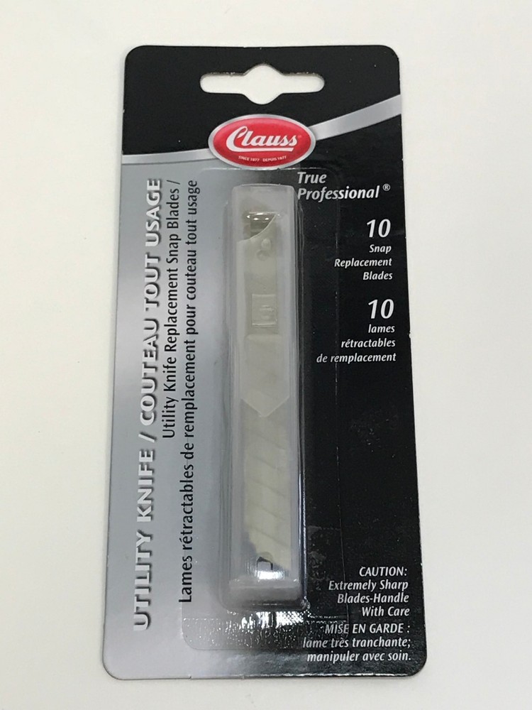 Class Utility Knife Replacement Snap Blades, 10 Pack (18036)