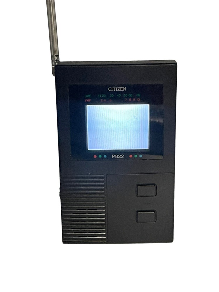 Citizen Pocket NTSC LCD Color TV Model  P822A