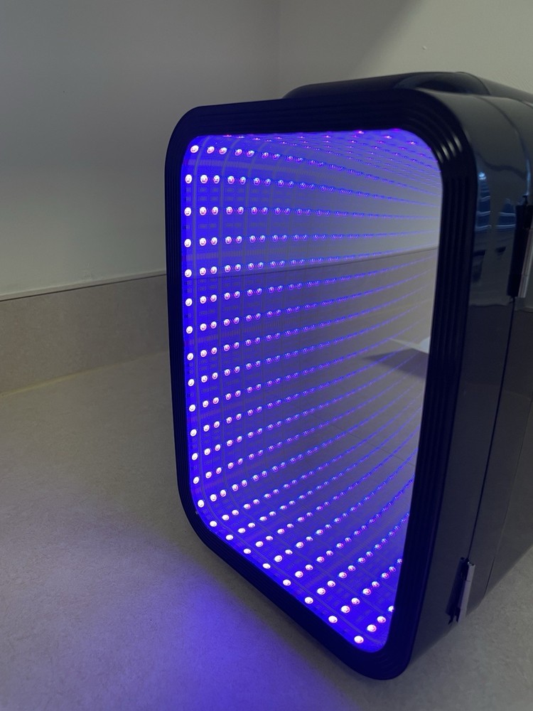 Mini Fridge, 4 Liter/6 Cans Small Refrigerator With Dimmable LED Light,AC/DC ...