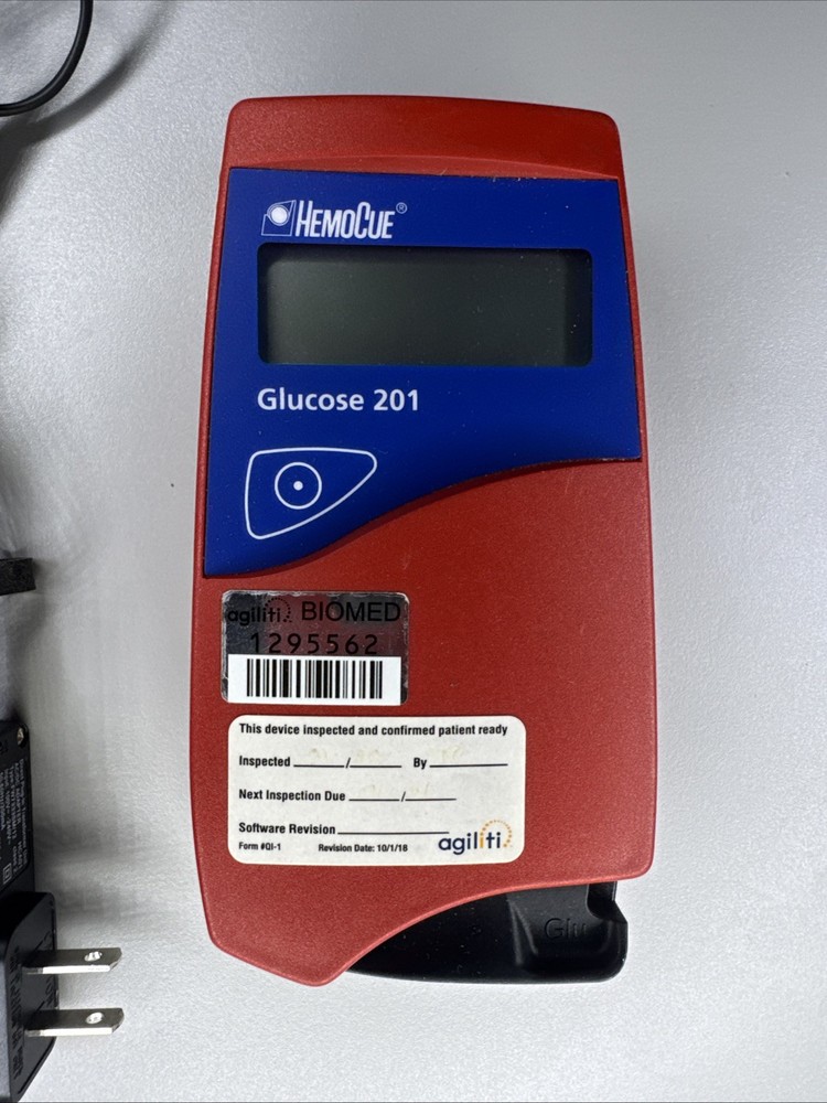 HEMOCUE Glucose 201 Analyzer with AC Adapter