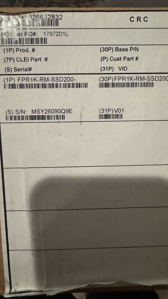 Cisco Firepower 1120 Rack Mount Firewall Device