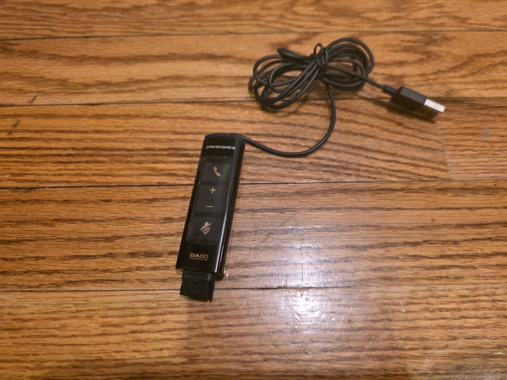 Plantronics DA80 USB Audio Processor Telephone Headset Excellent Condition