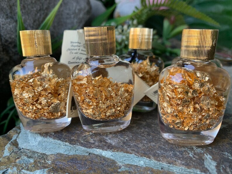Authentic Gold Flakes, Authentic Gold Certificate, Gold Bottle,Brazillian Gold