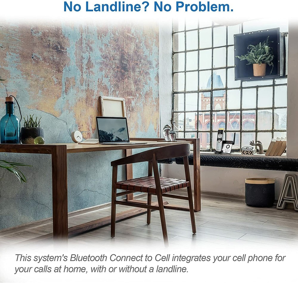 VTech Cordless Phone Answering Machine Bluetooth 4 Handset Super Long Range