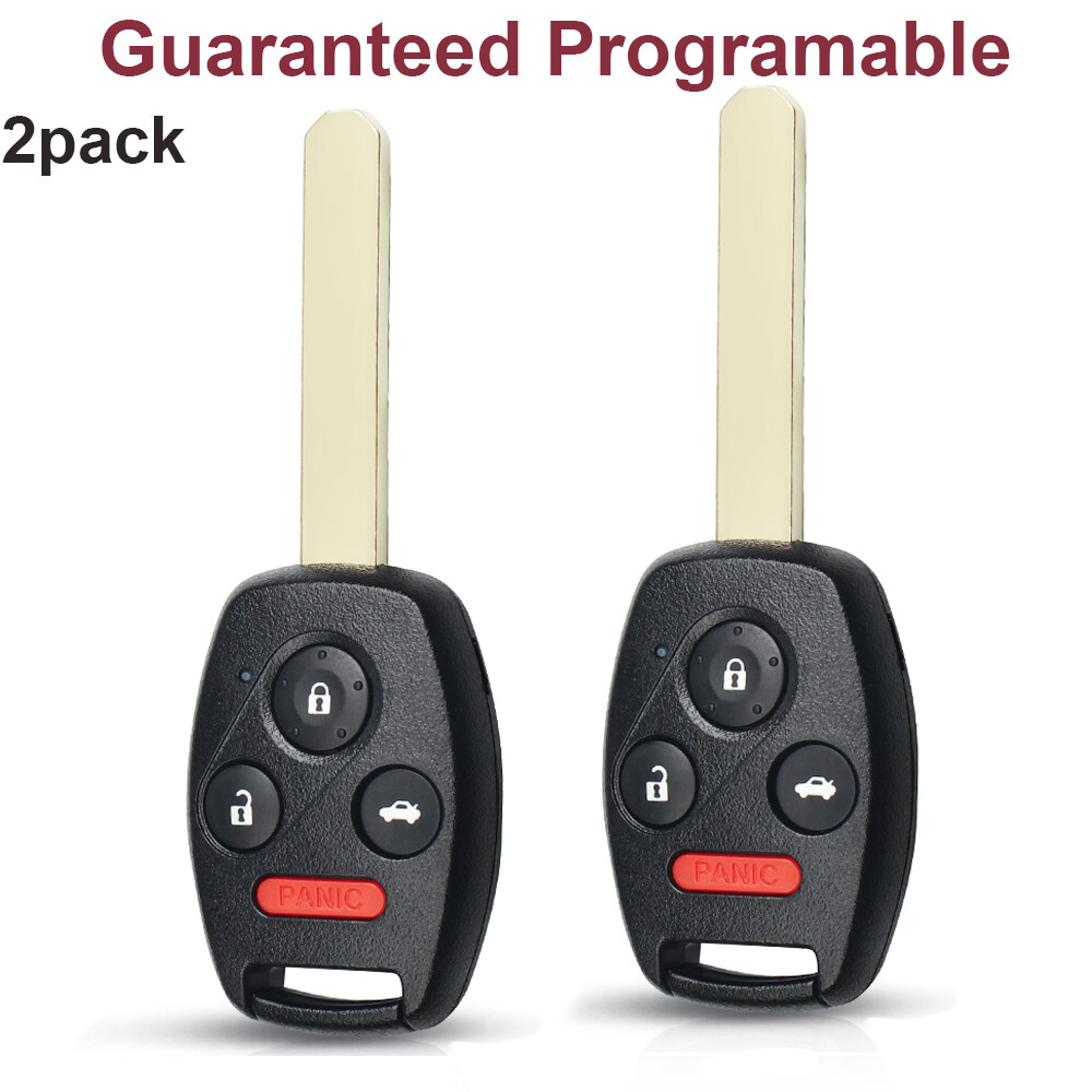 2 For 2003 2004 2005 2006 2007 Honda Accord Keyless Entry Remote Car Key Fob