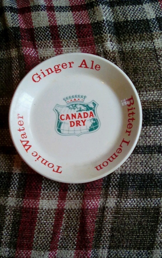 Vintage Canada dry plate