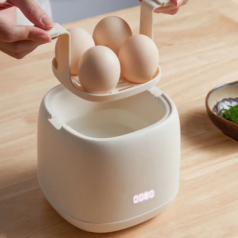 Smart Egg Cooker 300W Electric Egg Boiler Breakfast Machine Egg Custard