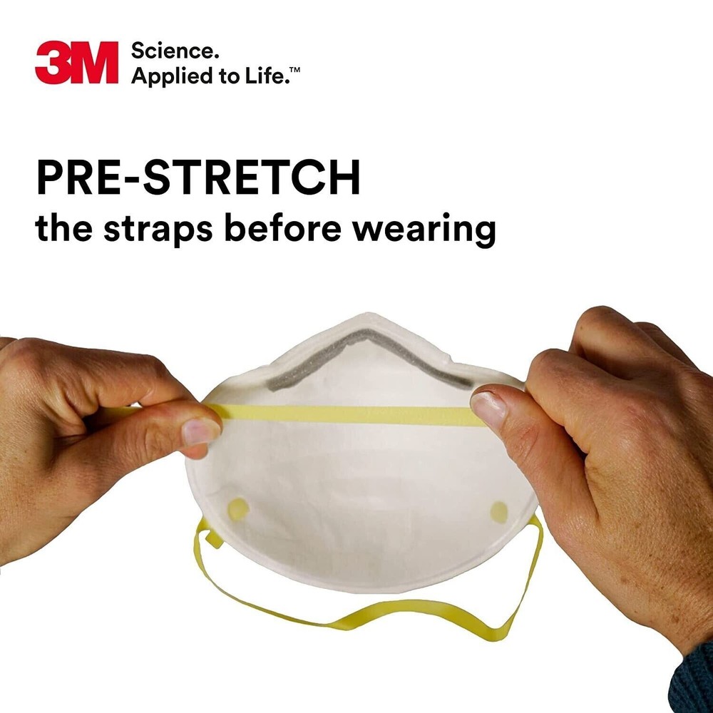 2 Pack 3M Performance 8210 Plus N95 Particulate Paint Prep Respirators Free Ship
