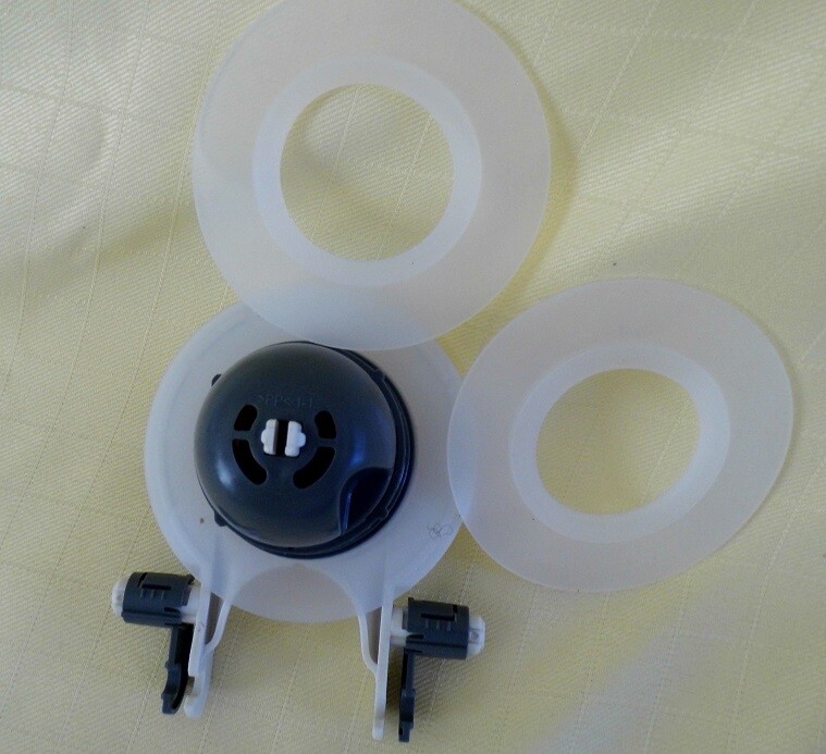 3-inch Removable Nipple Flapper w/ 2 Extra Silicone Seals, Universal Flapper