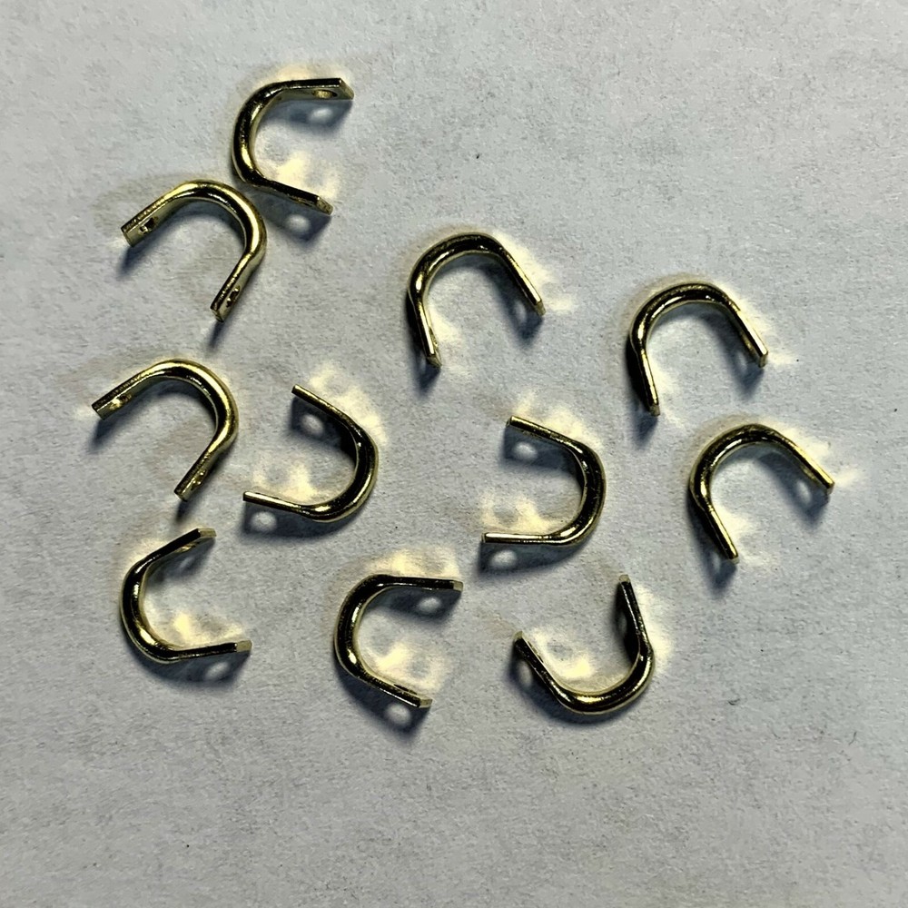 Stirrup Clevis, Brass & Nickel, (50) Per Pack