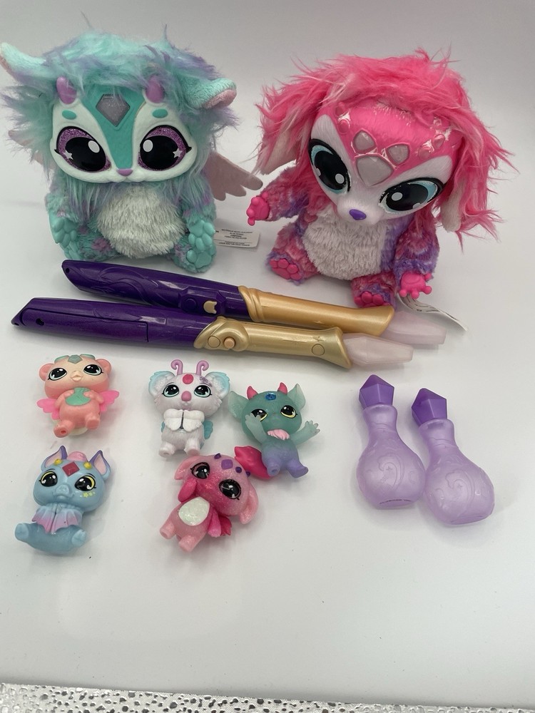 Magic Mixies (2) Interactive Plush 2 Wands & 5 Mixlings & Potion All Working!