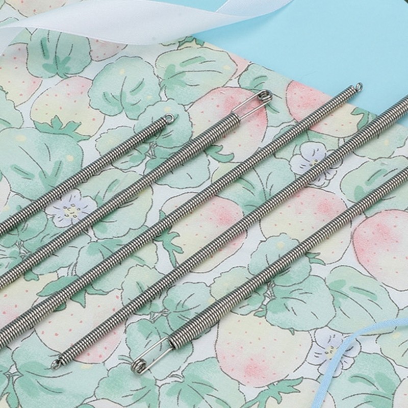 Pack of 10 Spring Drawstring Threader Stainless Steel Drawstring Threader