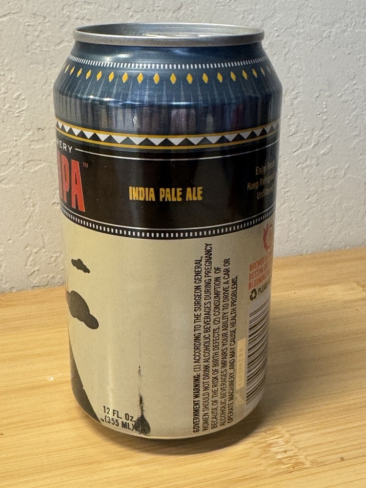 Vertex IPA - Destihl Brewery - Empty Beer Can Bottom Opened