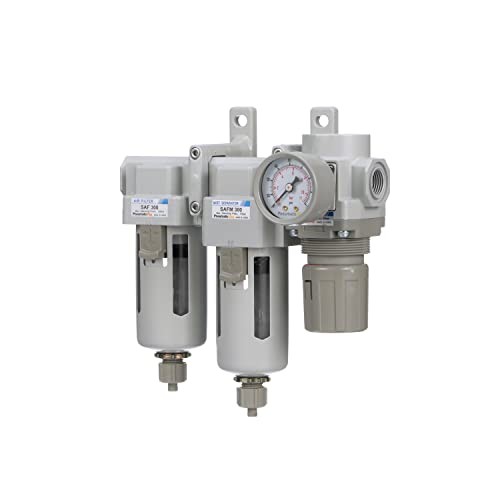 SAU330-N03G Three Stage Compressed Air Drying System Poly Bowl - Manual Drain