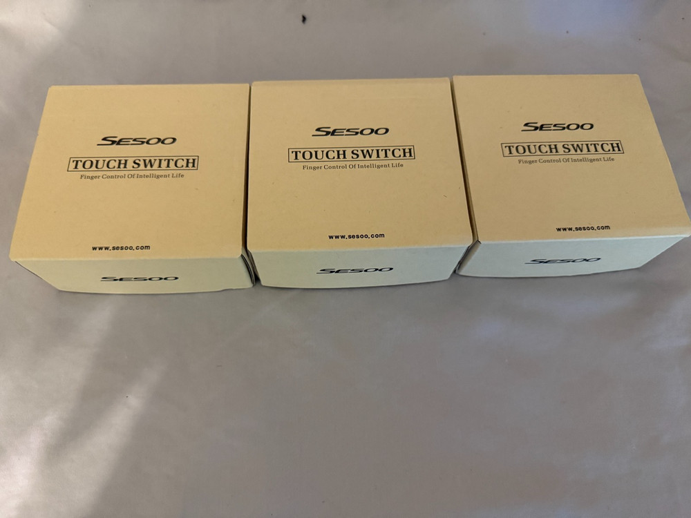 Lot of 3 Sesoo Smart Touch Switch