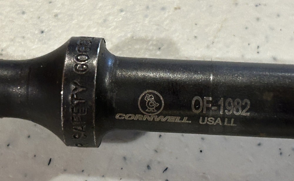 NOS. Cornwell Tools OF1982 Air Hammer Bit