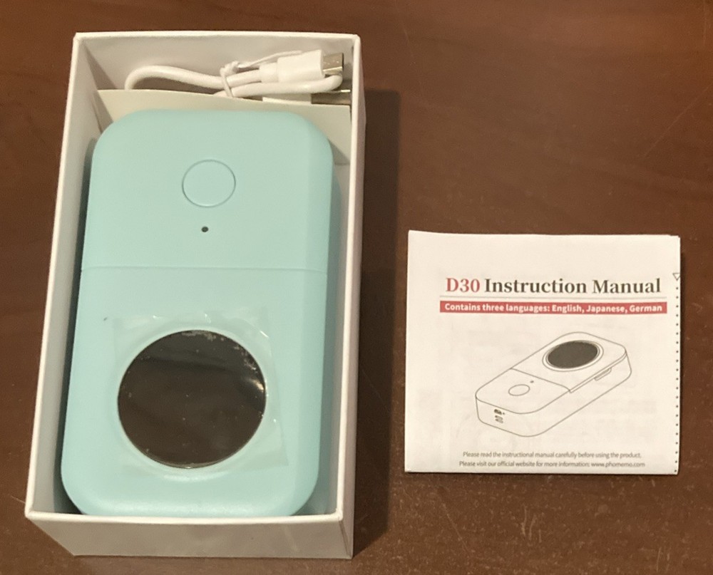 Phomemo D30 Smart Mini Label Maker Machine, Portable Bluetooth