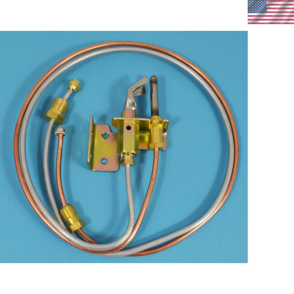 Durable Copper Water Heater Pilot Assembly with 24" Tubing – Gas Safety Features