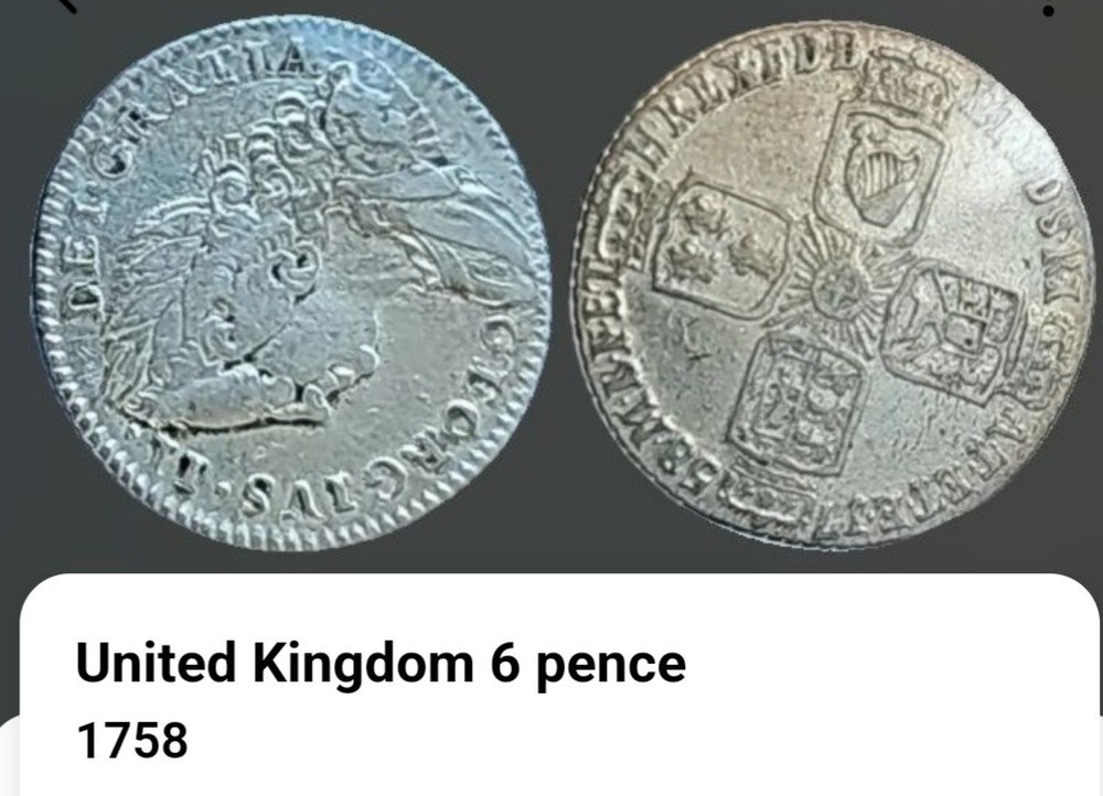 United Kingdom Silver 6 pence
