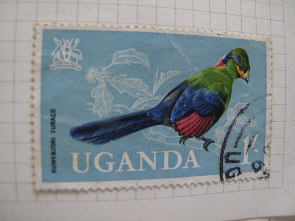 Uganda 1/- Ruwenzori Turaco