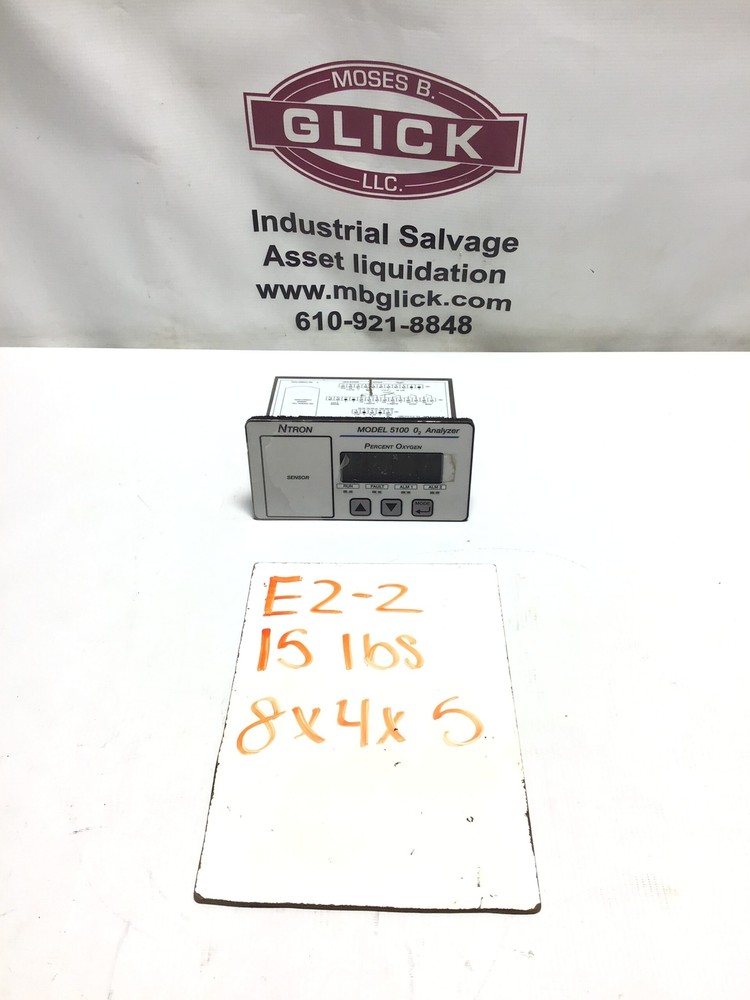 Ntron 5100 Process Analyzer Remote Sensor AC Power Unit