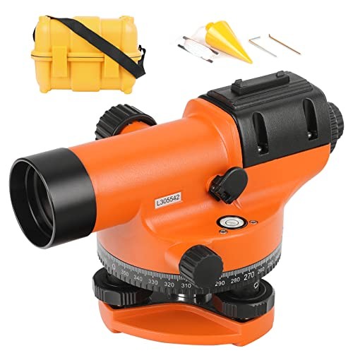 Automatic Optical Level 32X with Self-Leveling Magnetic Dampened Compensator