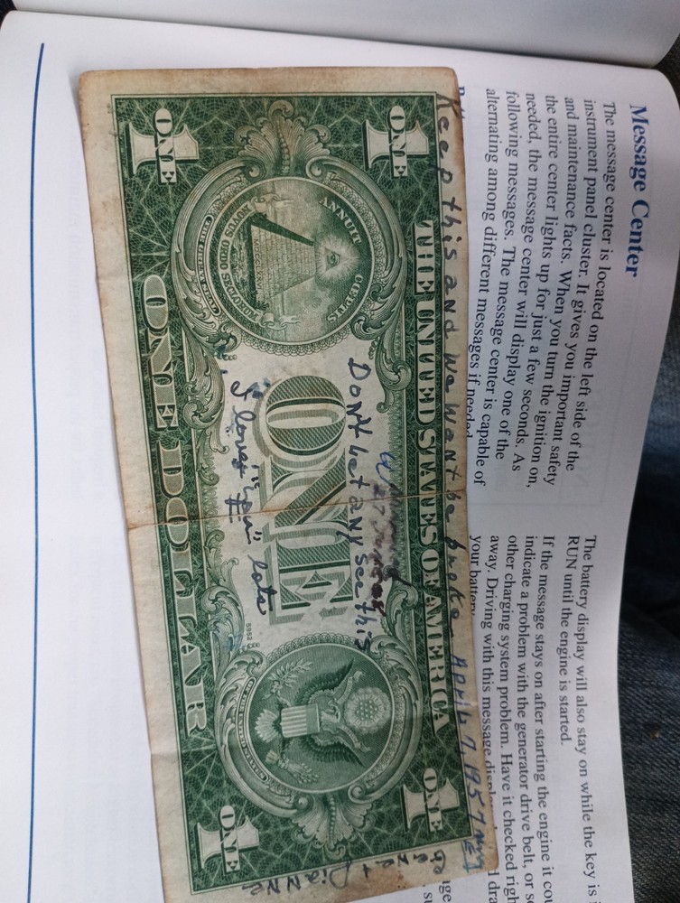 1935E $1 Dollar Bill Silver Certificate Note Error Gutter Fold With Shifting Up