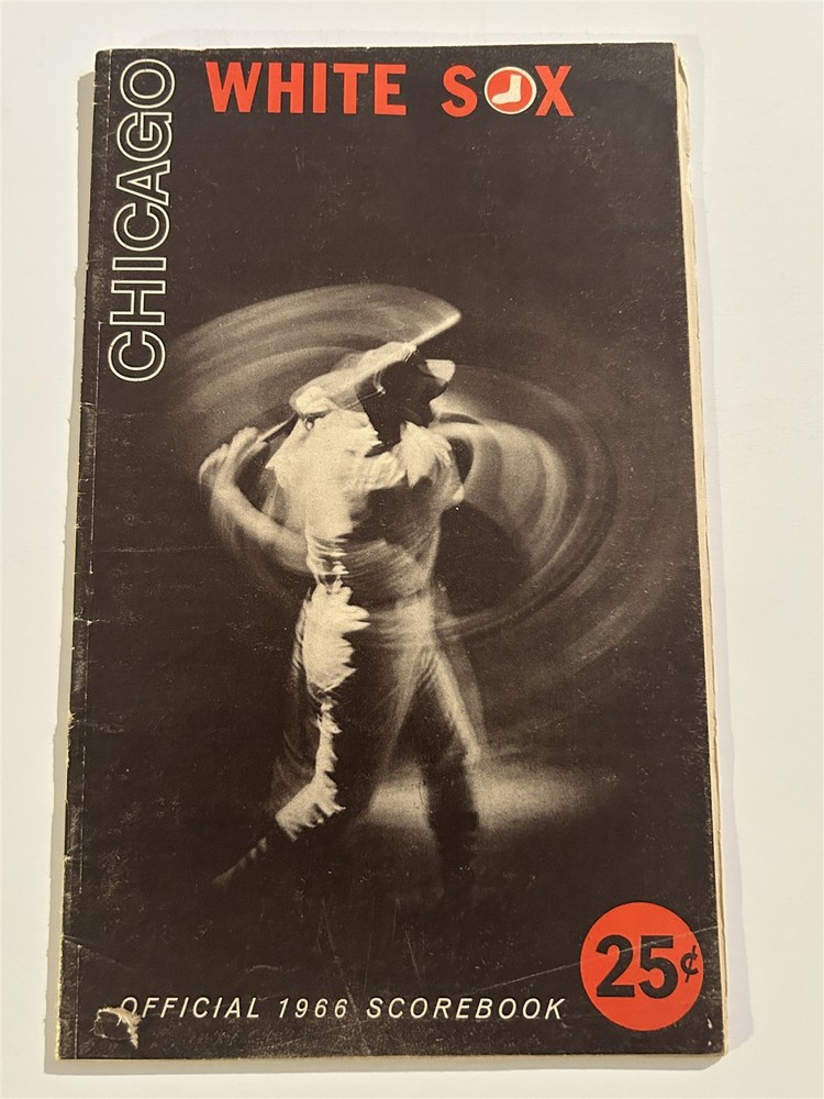 1966 CHICAGO White Sox WASHINGTON Senators Program COMISKEY PARK Agee PIERCE