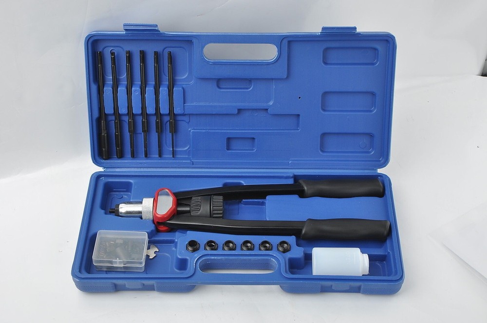 Rivet Nutsert Tool Rivet Nuts Threaded M3-M12 Pneumatic Hand Riveter Gun Kit