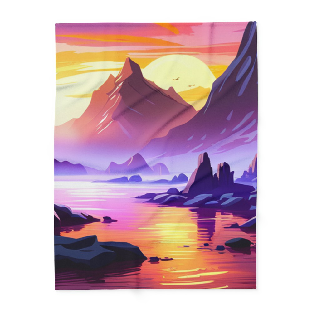 Sunset - Arctic Fleece Blanket - 3 Sizes