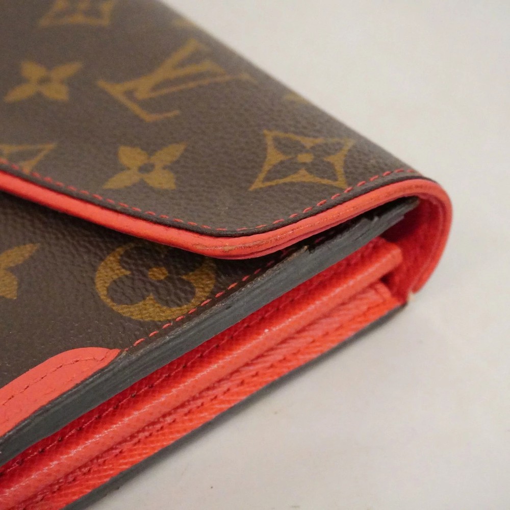 Louis Vuitton Monogram Long Wallet Leather