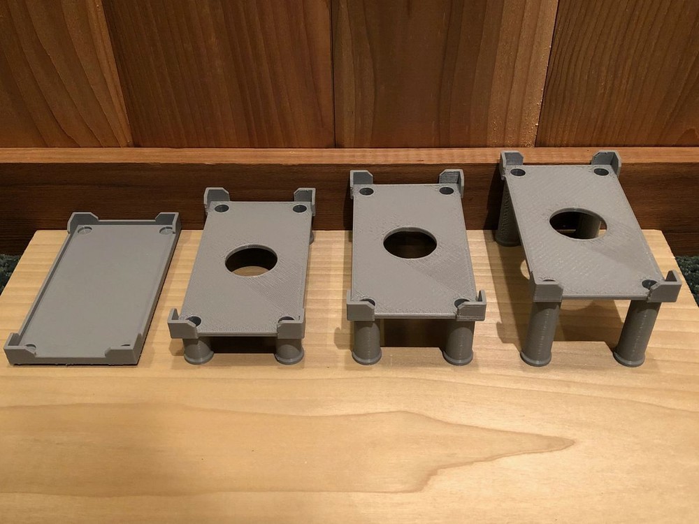 JHS Frame and Risers 123mm x 67mm