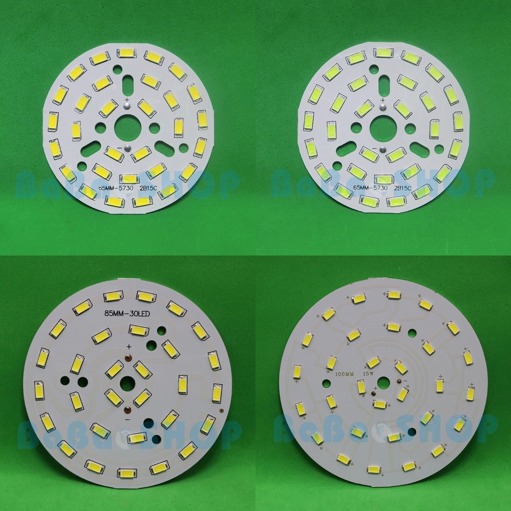 1pc 15W 3000K/6000K Cold Warm White 5730 LED for Lamp Light Bulb 65/85/100mm