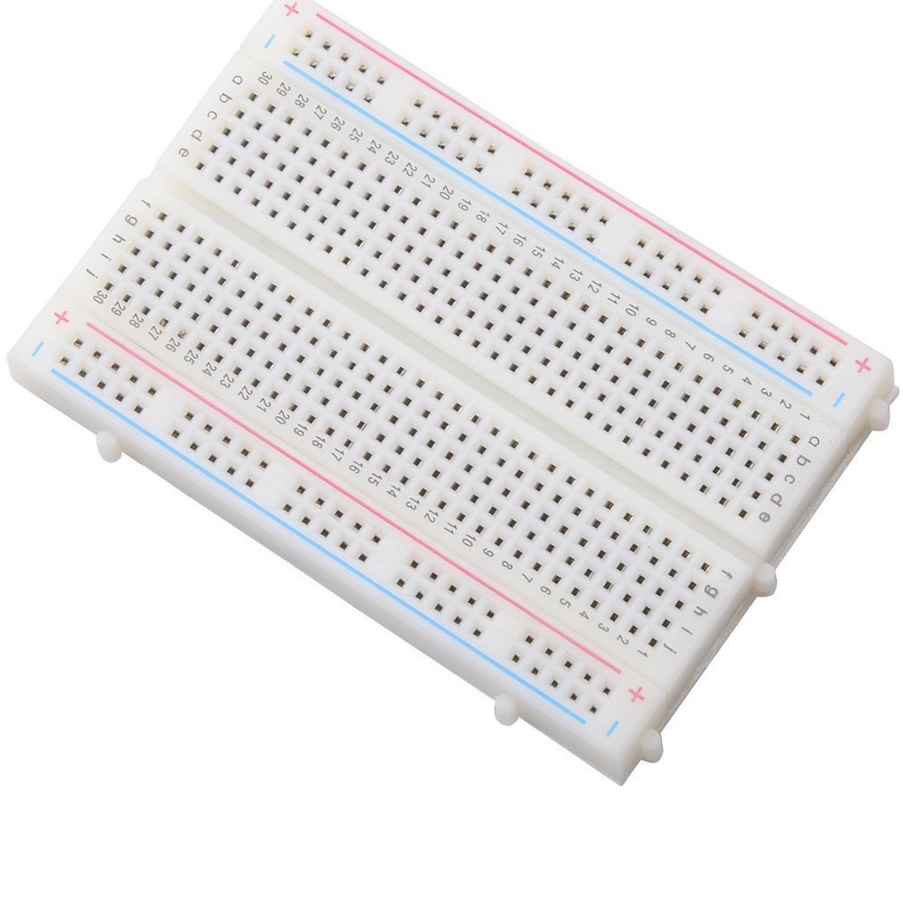 Mini Universal Solderless Breadboard 400 Tie-points +65PCS Jumper cable wire M